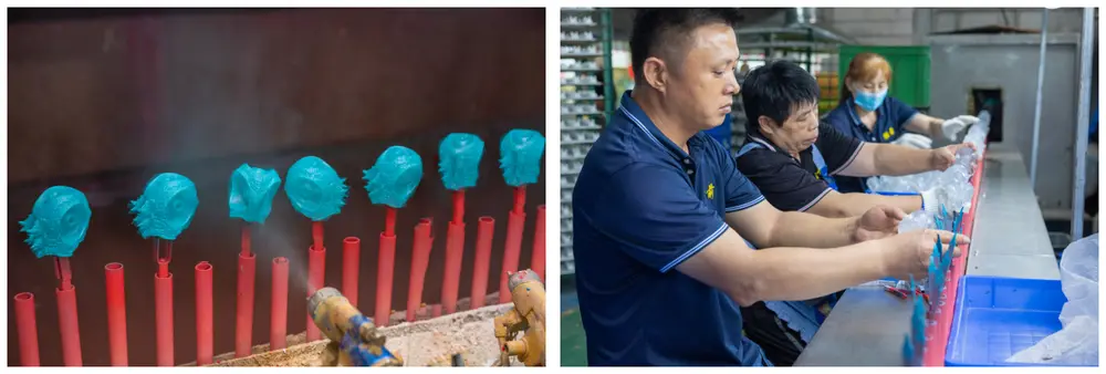 自动喷油车间